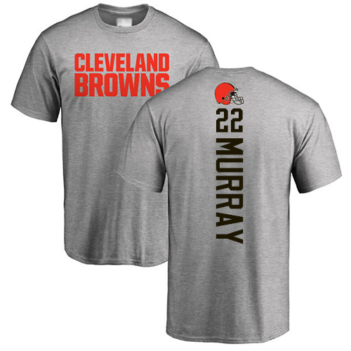 Men Cleveland Browns Eric Murray Ash Jersey #22 NFL Football Backer T Shirt->youth nfl jersey->Youth Jersey